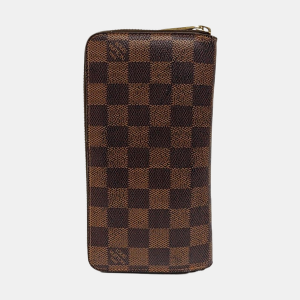 BRAZZA Damier Ebene Coated Canvas Brown