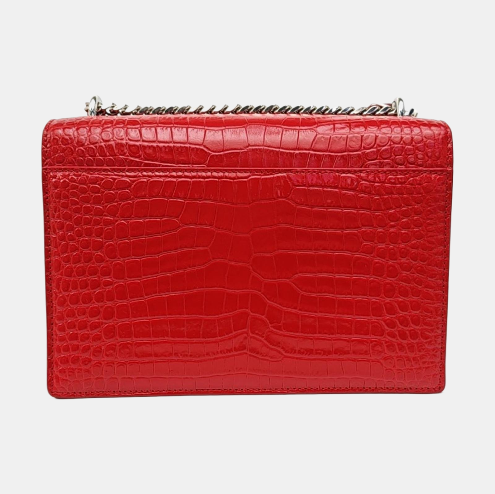 SUNSET Medium Calfskin Red