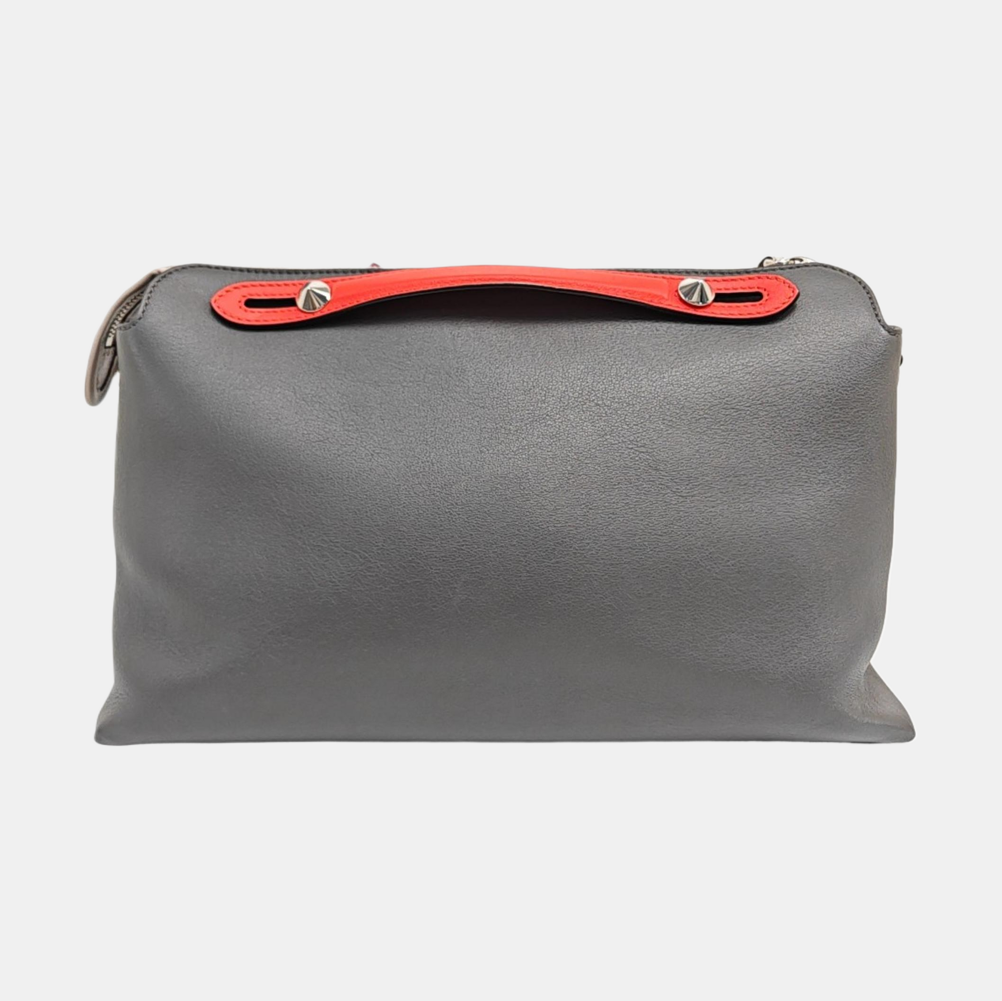 By The Way Large Calfskin Gray