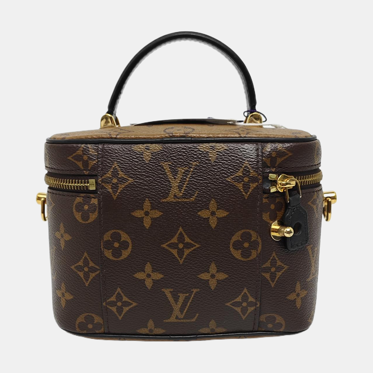 Vanity Chain Pouch Monogram Coated Canvas Brown