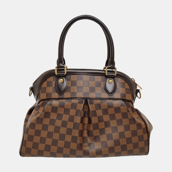 TREVI PM Damier Ebene Coated Canvas Brown