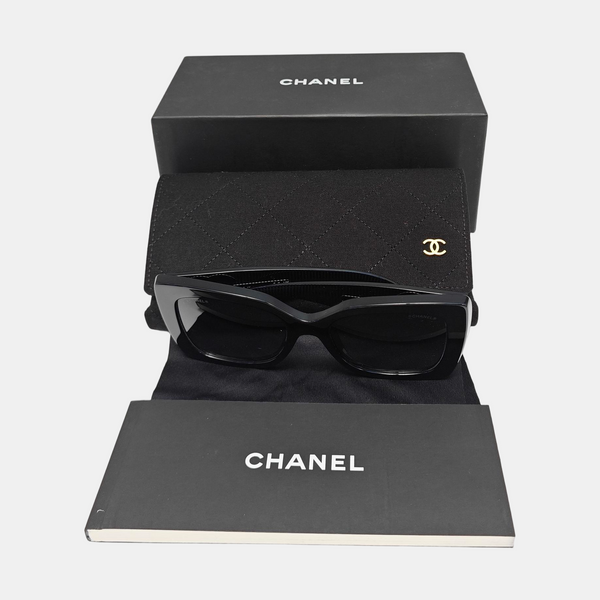 Synthetic Sunglasses Black
