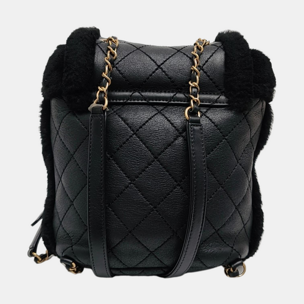 Quilted Lambskin Black