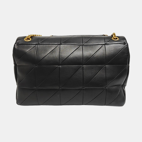 JAMIE Medium Quilted Lambskin Black
