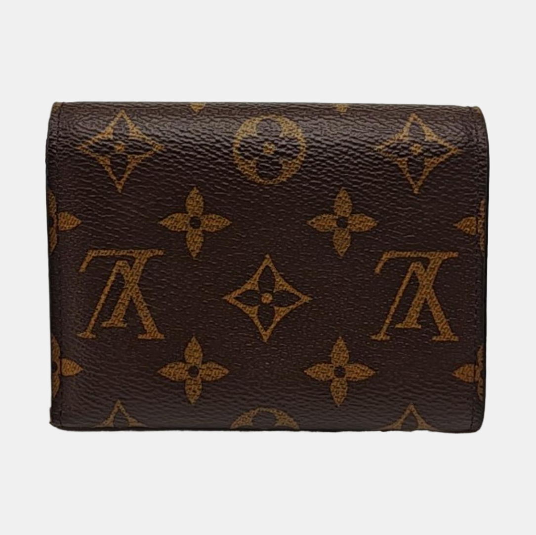 VICTORINE Monogram Coated Canvas Brown Wallet