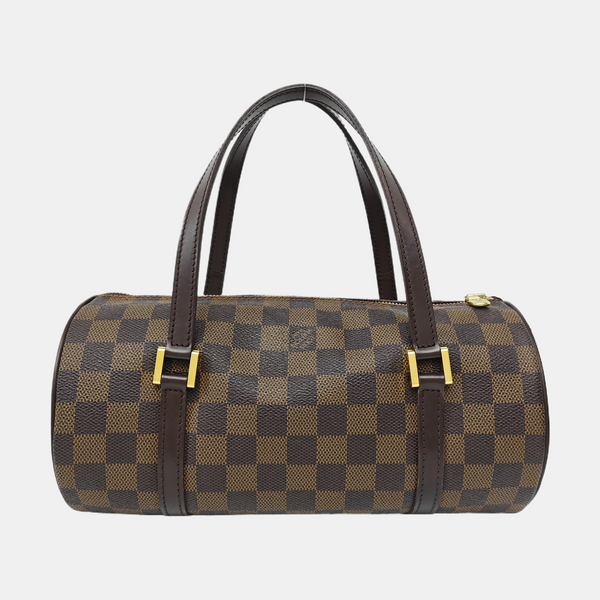 PAPILLON 26 Damier Ebene Coated Canvas Brown