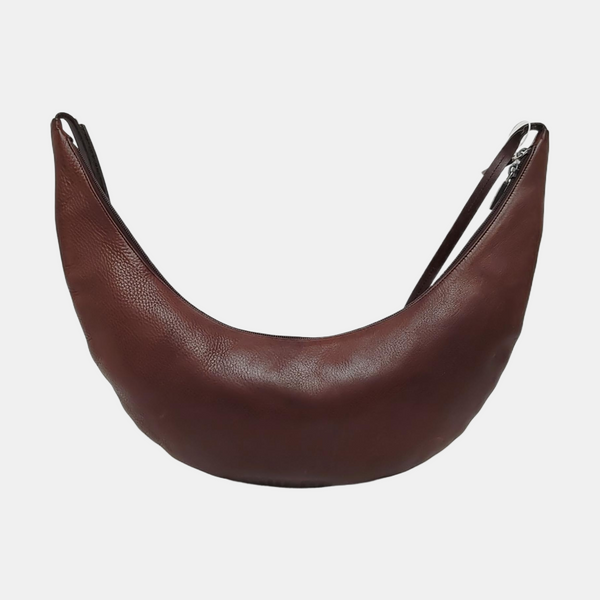 Calfskin Shoulder Bag Brown