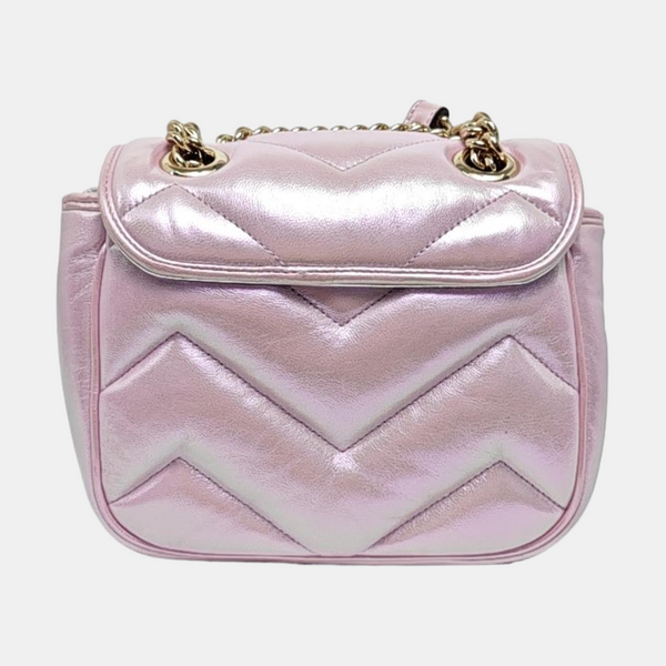 GG Marmont Mini Quilted Lambskin Pink