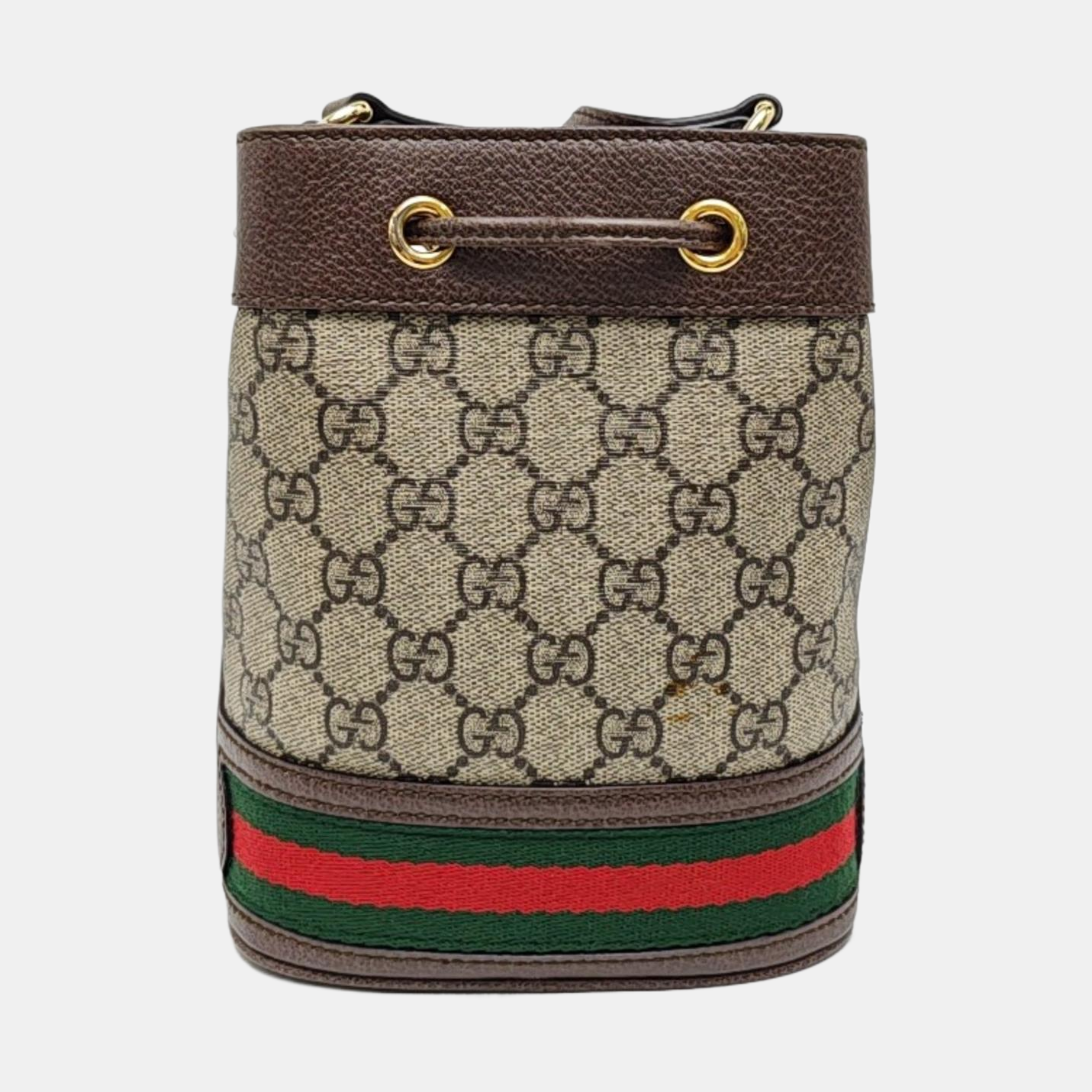 Ophidia Mini Monogram Coated Canvas Beige