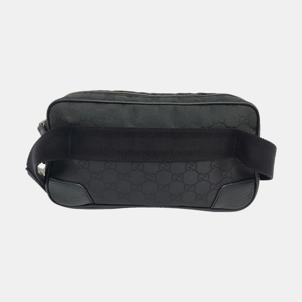 Monogram Canvas Belt Bag Black