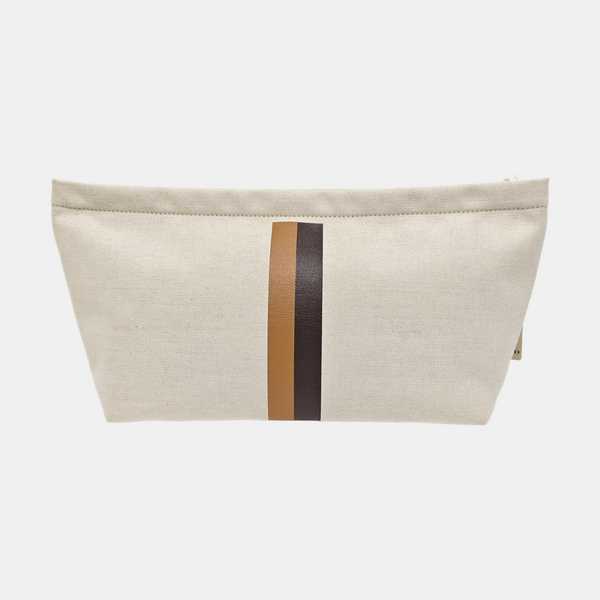 Canvas Clutch White