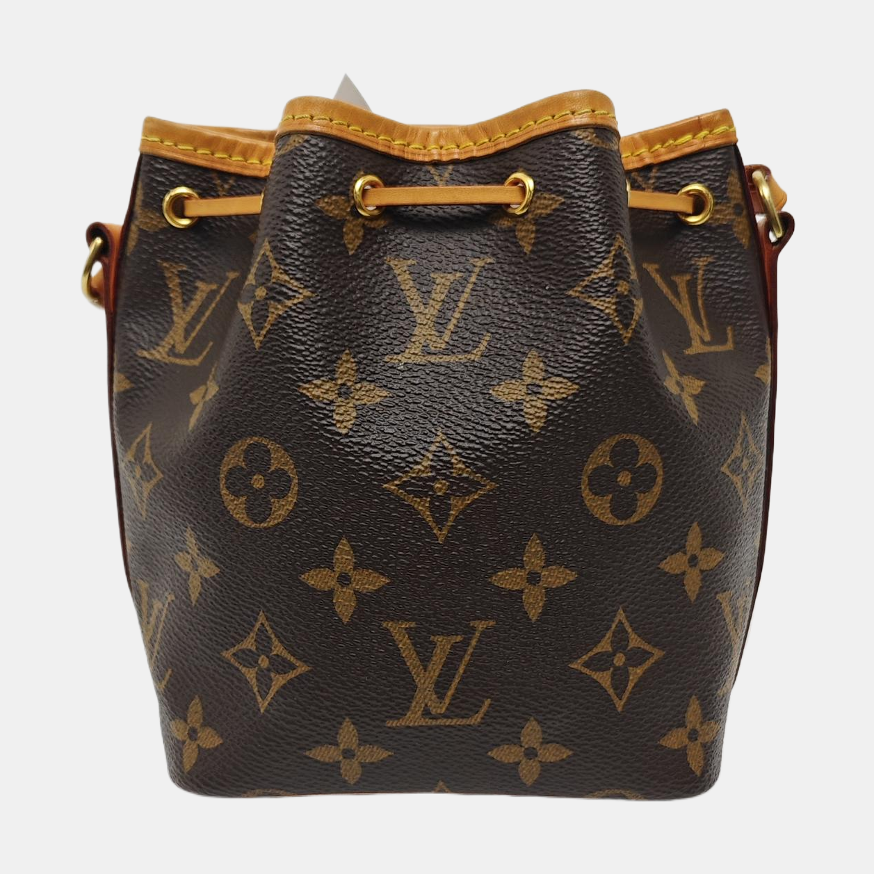 NÉONOÉ Nano Monogram Coated Canvas Brown