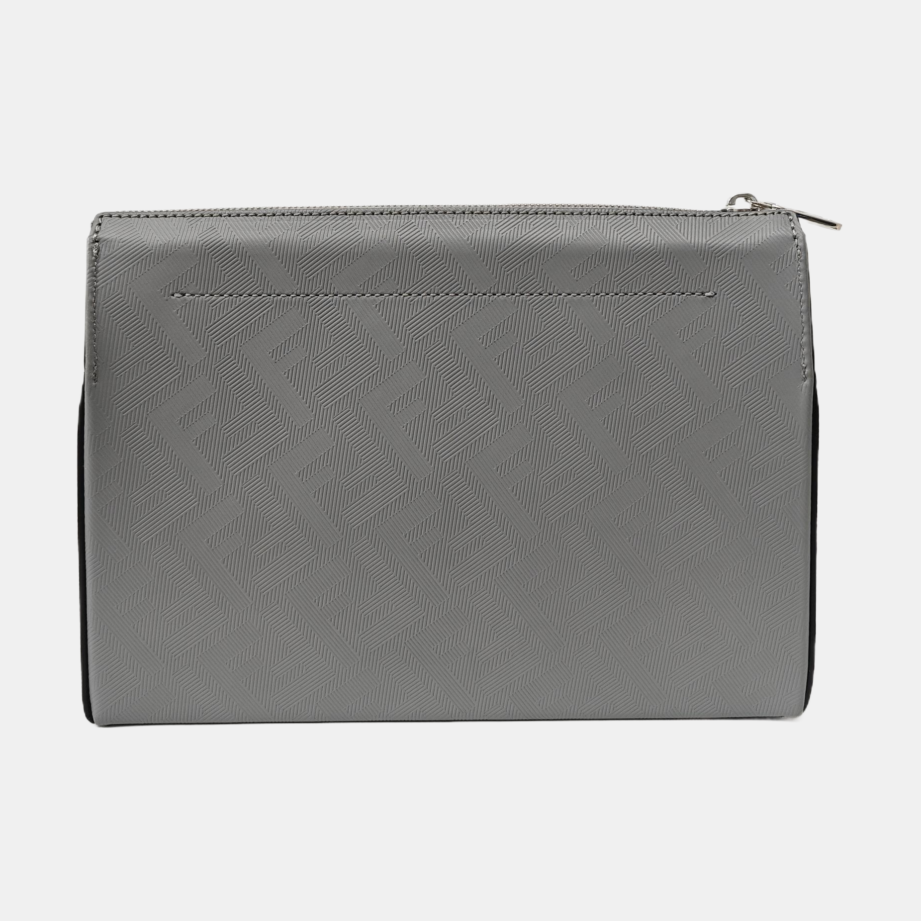 Calfskin Clutch Small Gray