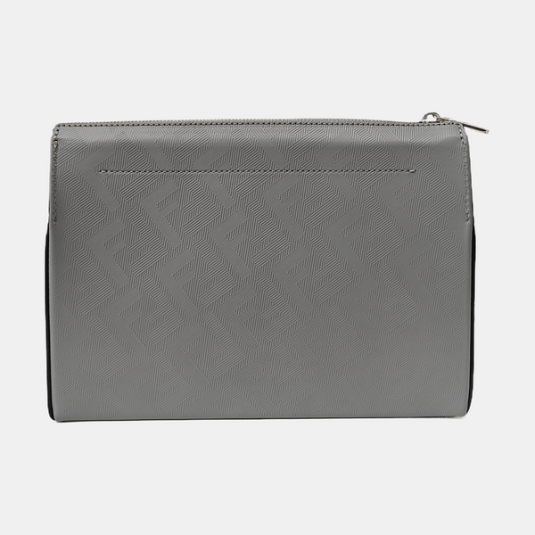 Calfskin Clutch Small Gray