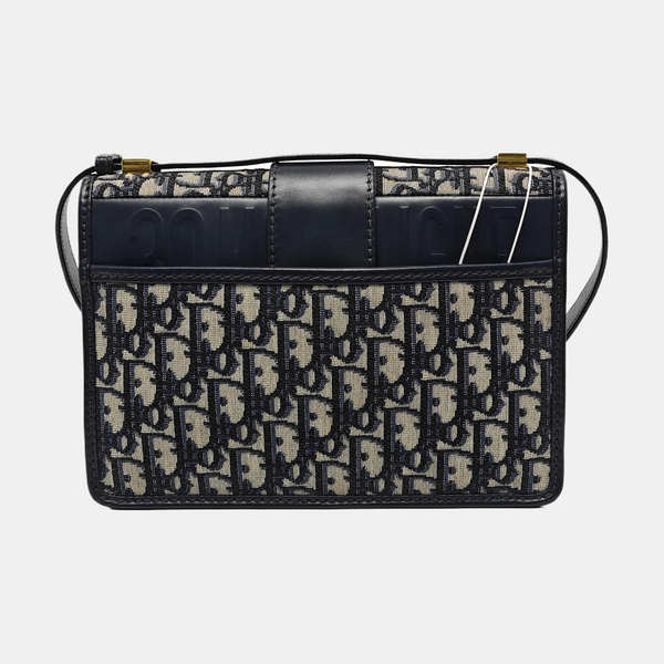 30 Montaigne Oblique Canvas Blue