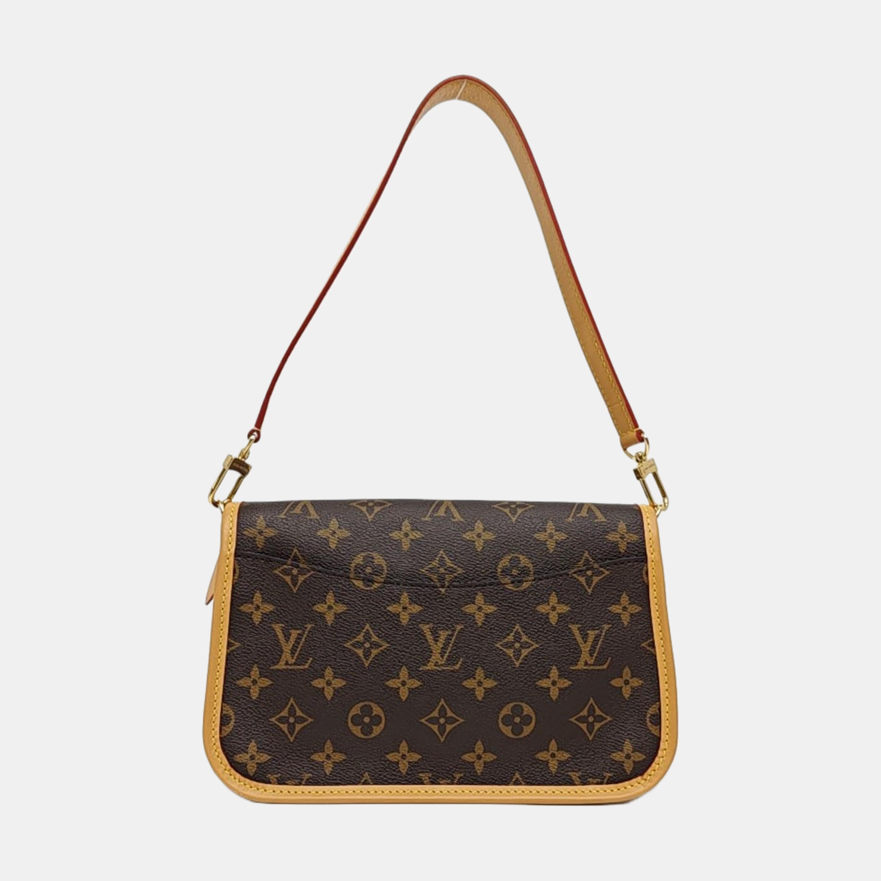 DIANE Monogram Coated Canvas Brown