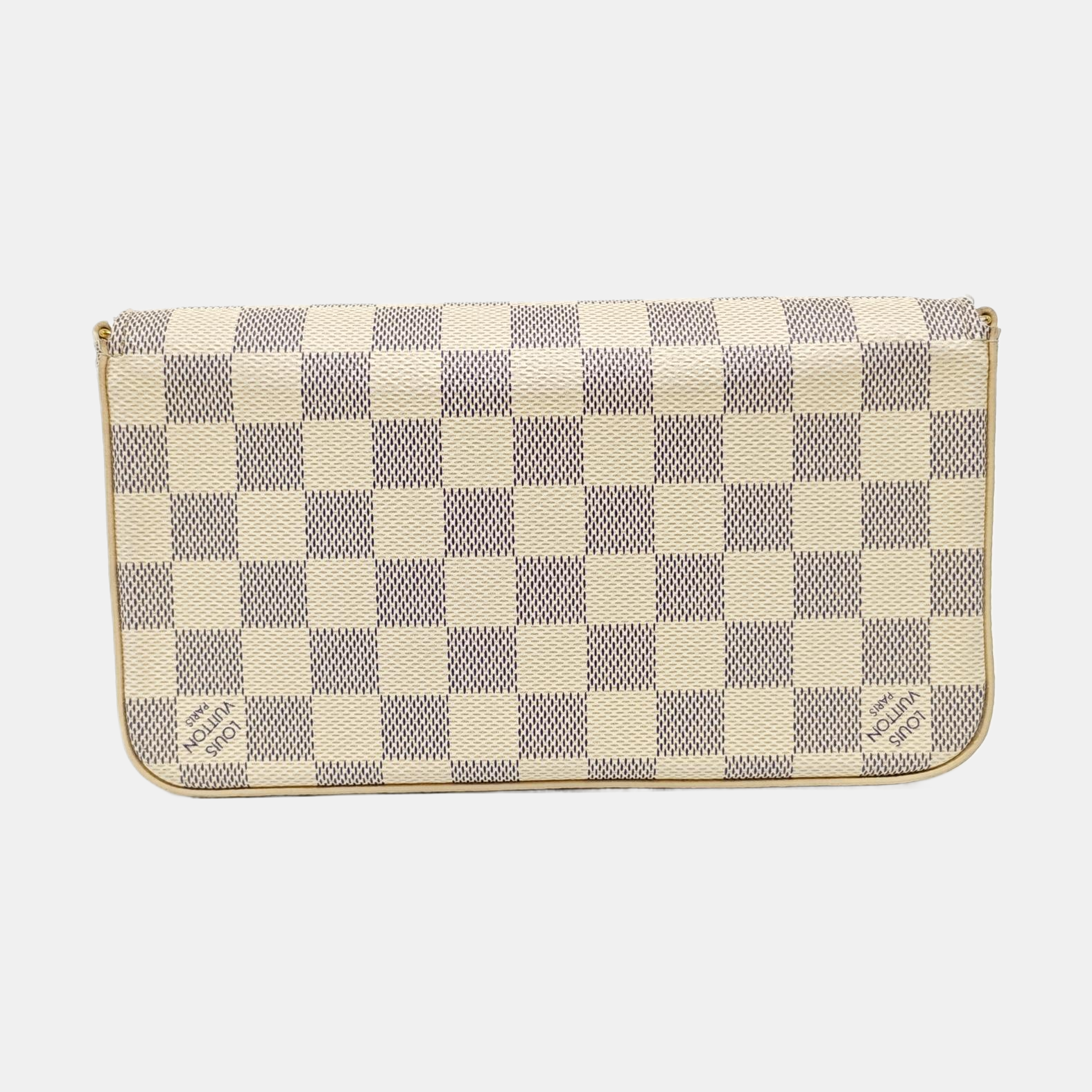 FÉLICIE Damier Azur Coated Canvas White