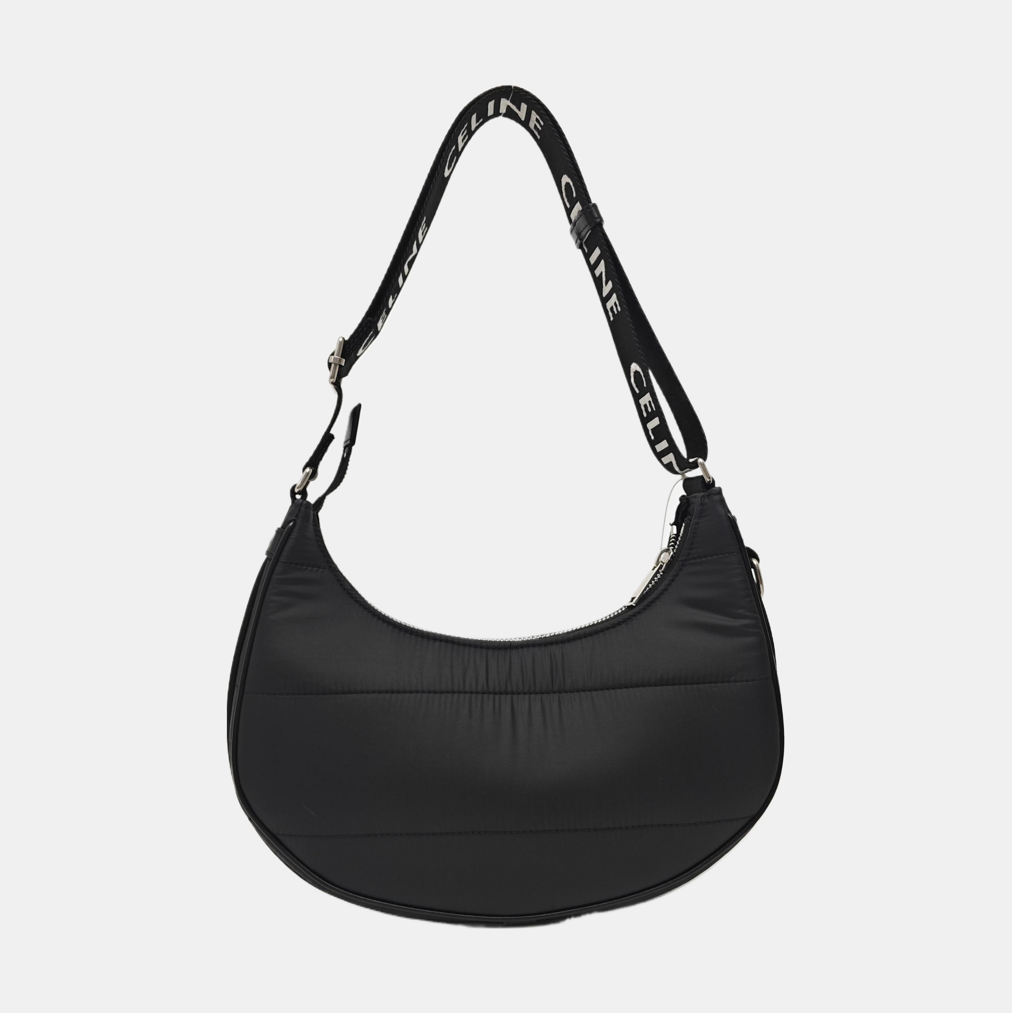 AVA Medium Quilted Nylon Black