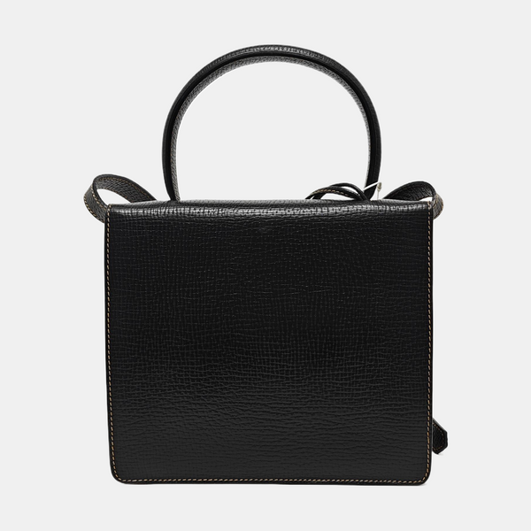 Calfskin Shoulder Bag Black