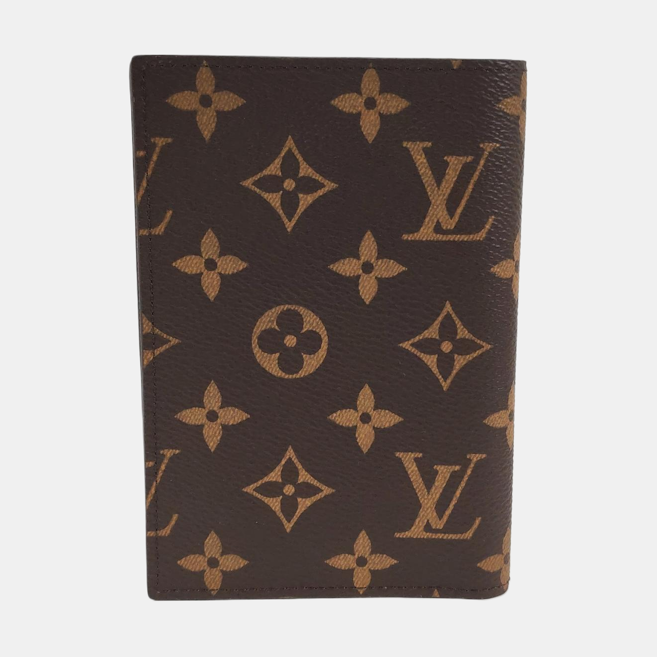 Monogram Coated Canvas Wallet Brown