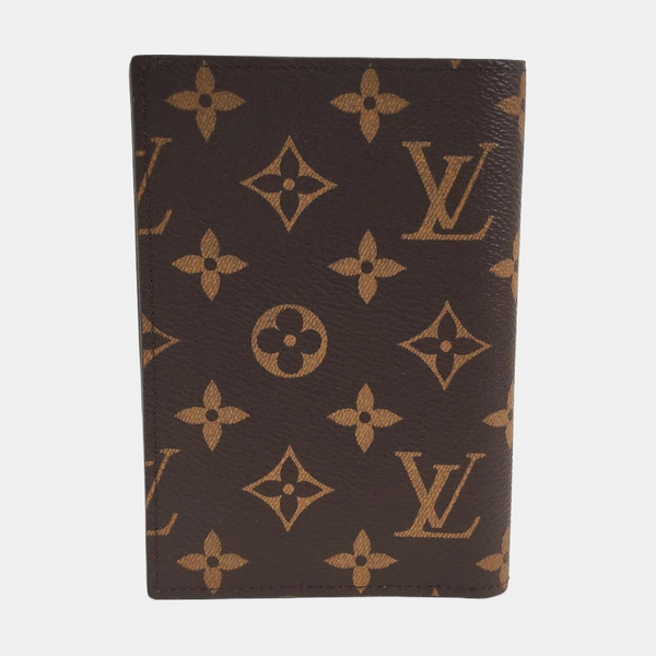 Monogram Coated Canvas Wallet Brown