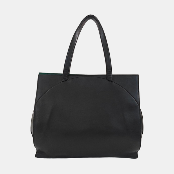 Quilted Calfskin Tote Bag Black
