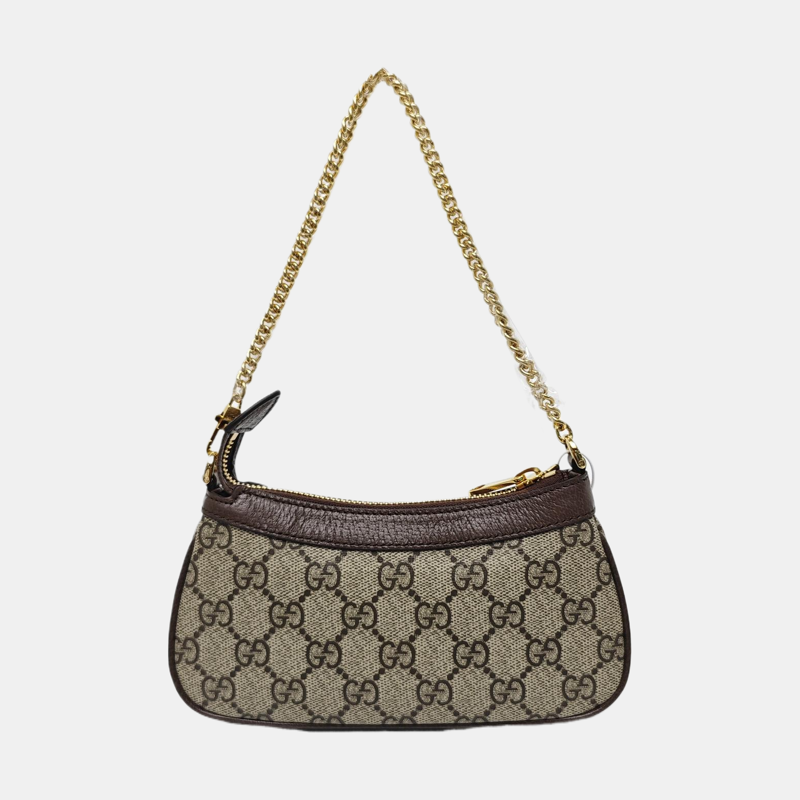 Ophidia Mini Monogram Coated Canvas Beige