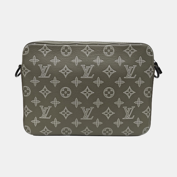 DUO Monogram Calfskin Green