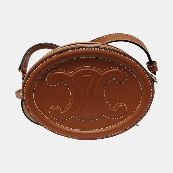 TRIOMPHE Small Calfskin Brown
