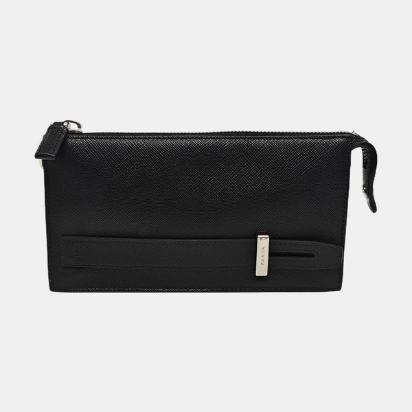 Leather Clutch Black