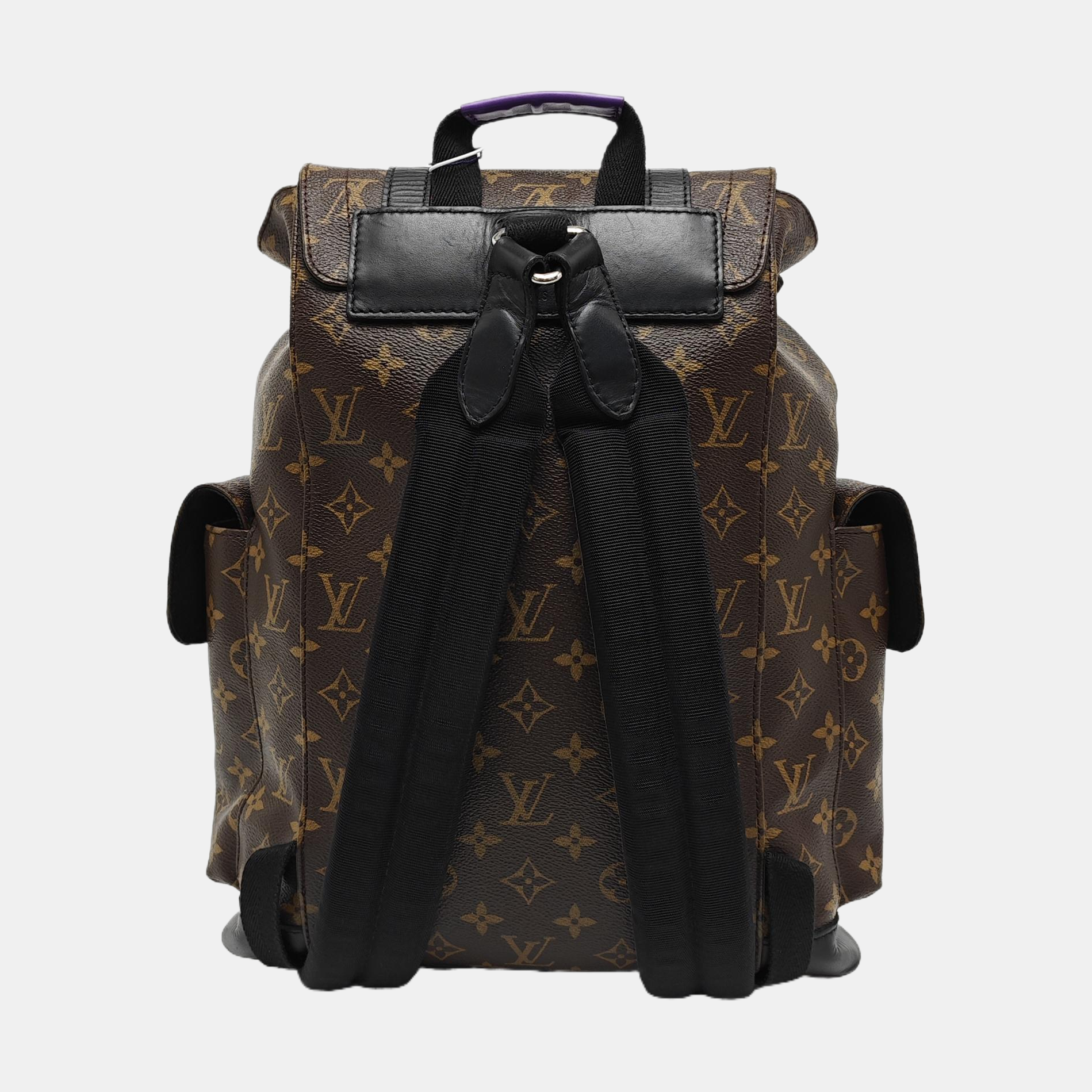 CHRISTOPHER PM Monogram Coated Canvas Brown