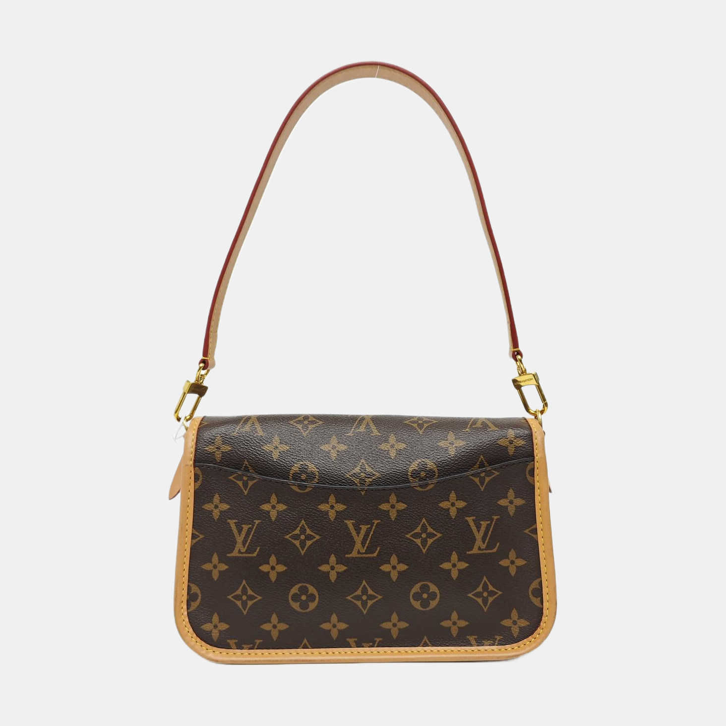 DIANE Monogram Coated Canvas Brown