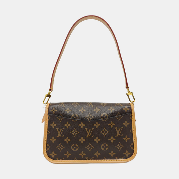 DIANE Monogram Coated Canvas Brown