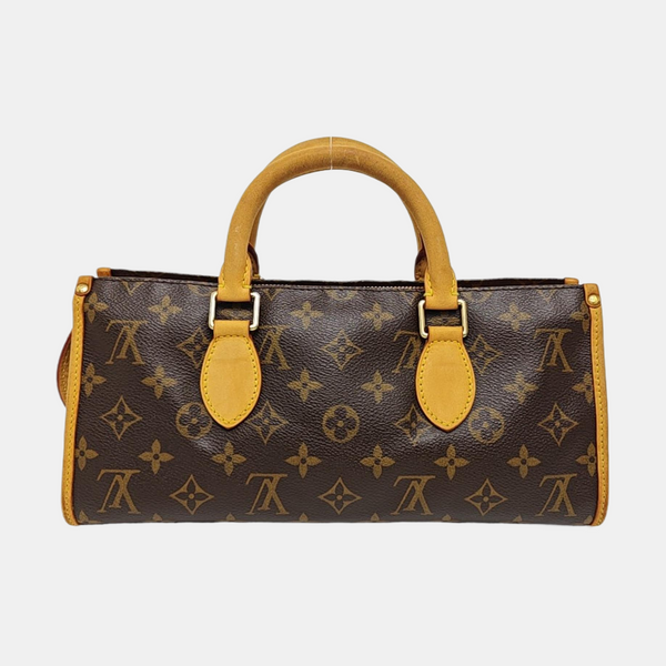 POPINCOURT Monogram Coated Canvas Brown