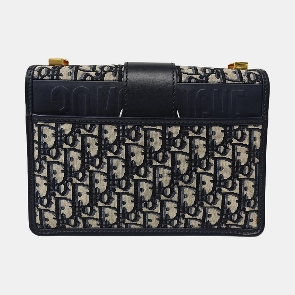 30 Montaigne Oblique Canvas Blue