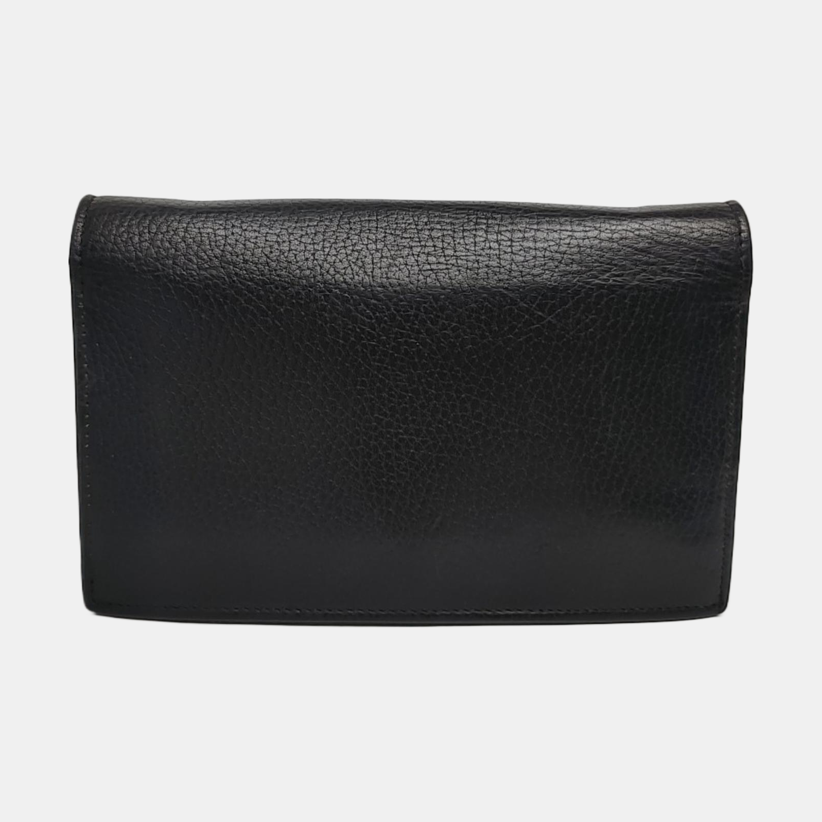 Authenticated pre-owned  Interlocking G Calfskin Black - Shoulder Bag at Looply