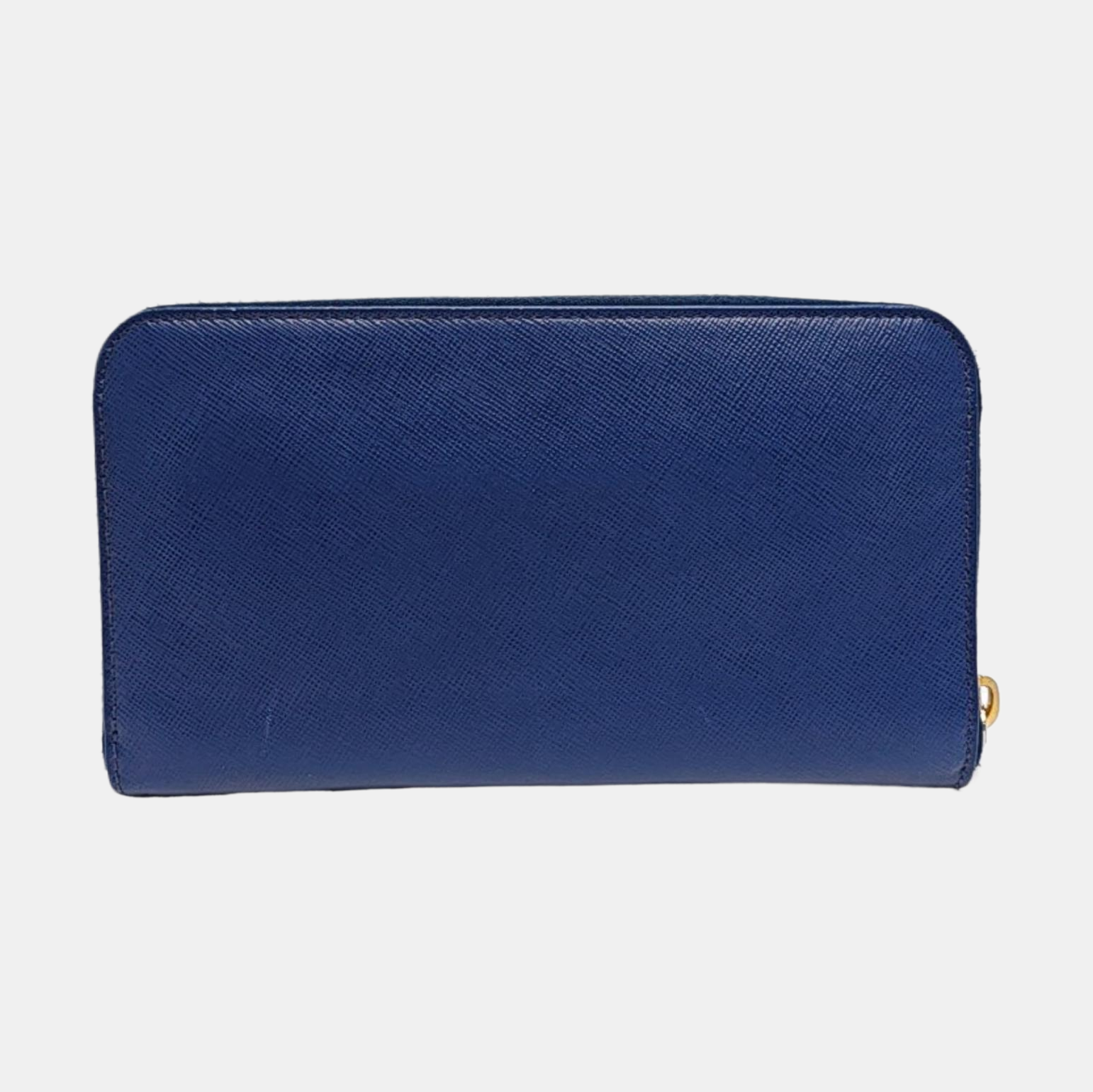 Zippy Wallet Saffiano Calfskin Blue Wallet
