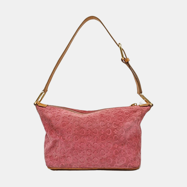 Suede Shoulder Bag Pink