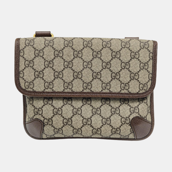 Neo Vintage Small Monogram Coated Canvas Beige