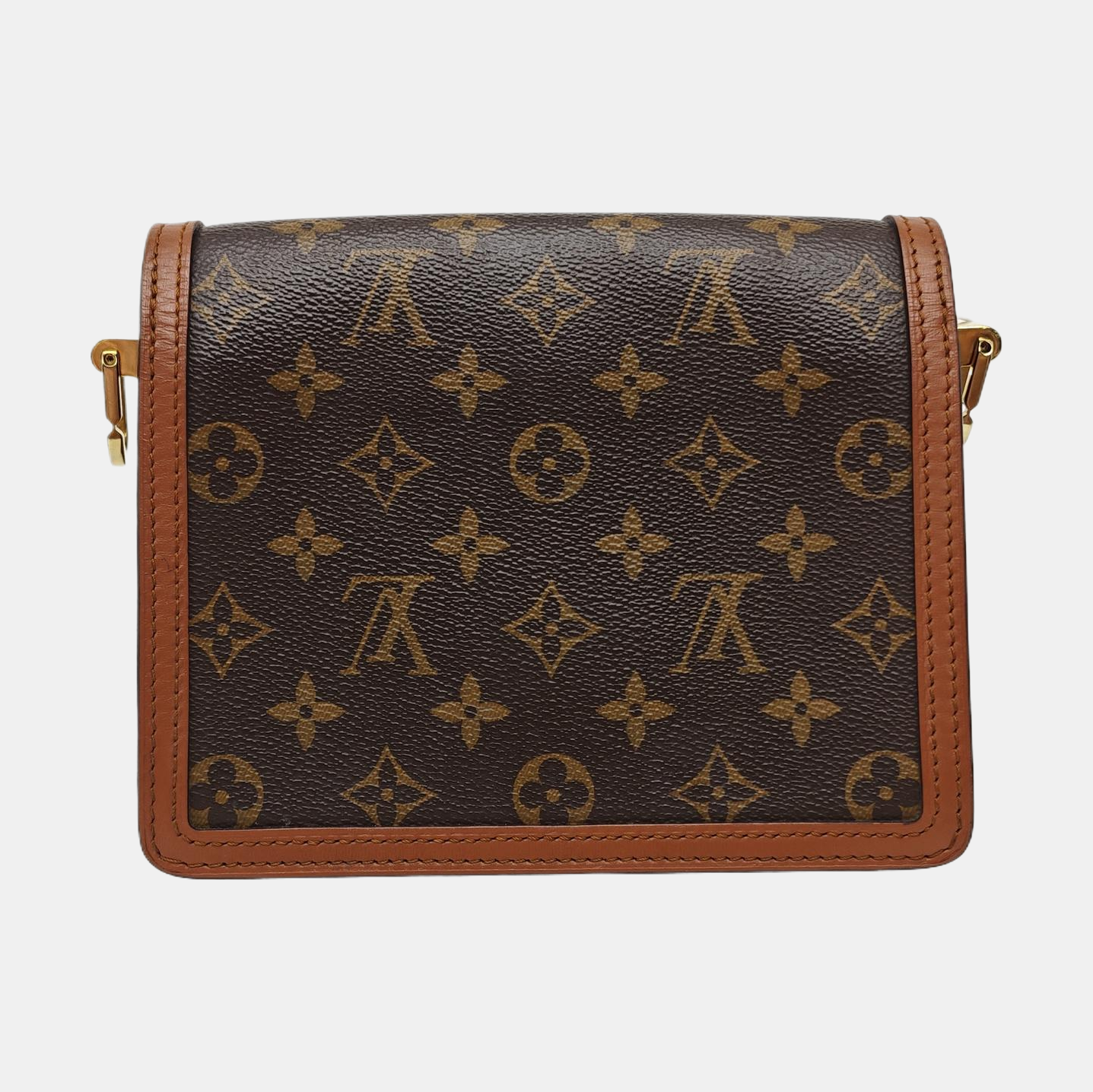 DAUPHINE Mini Monogram Coated Canvas Brown