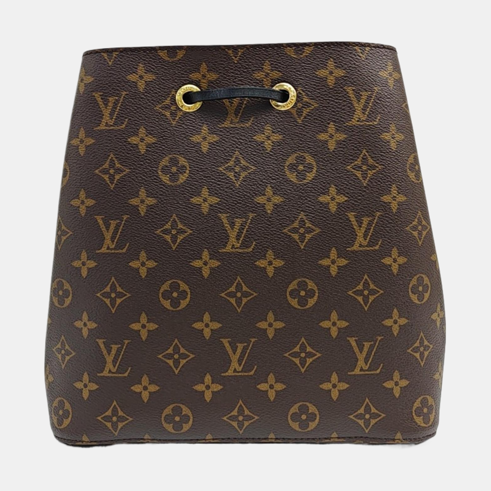 NÉONOÉ MM Monogram Coated Canvas Brown