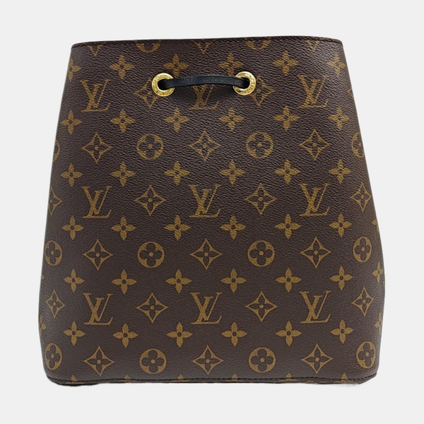 NÉONOÉ MM Monogram Coated Canvas Brown