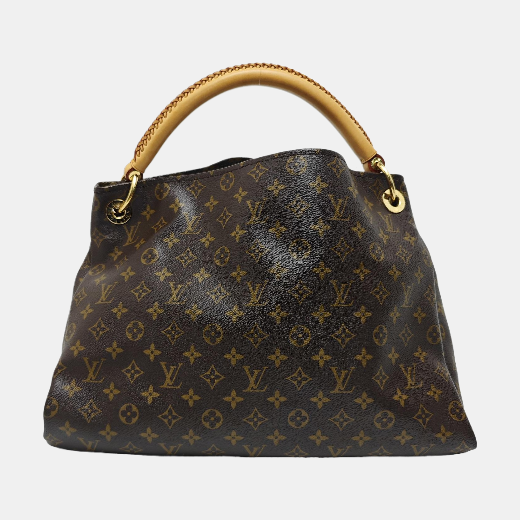 ARTSY MM Monogram Coated Canvas Brown