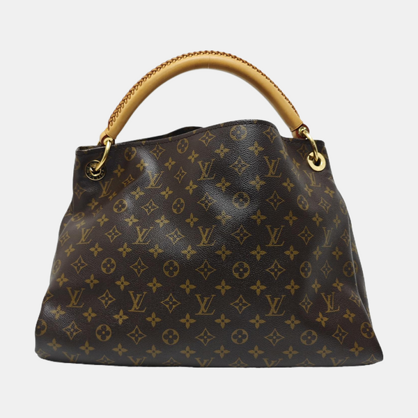 ARTSY MM Monogram Coated Canvas Brown