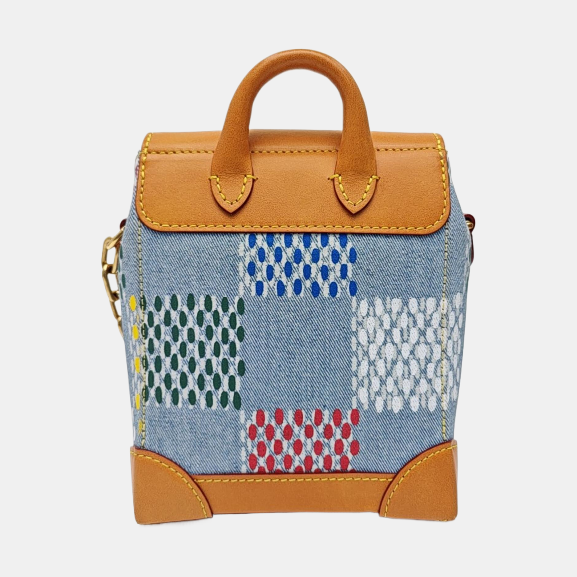 STEAMER Nano Damier Canvas Blue
