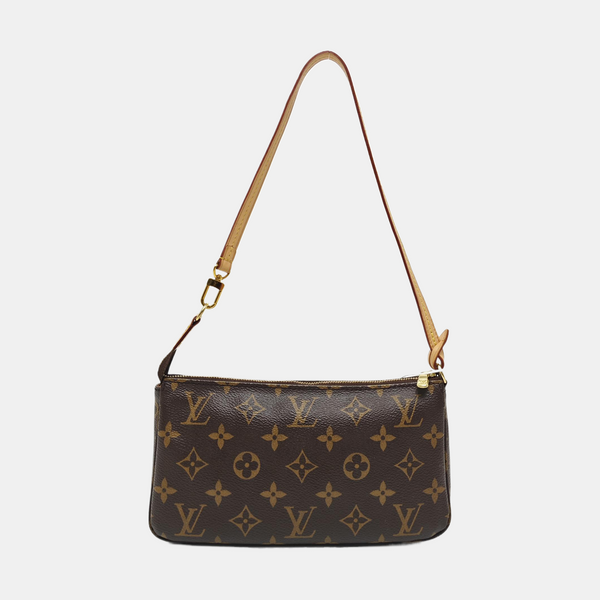 ACCESSOIRES GM Monogram Coated Canvas Brown