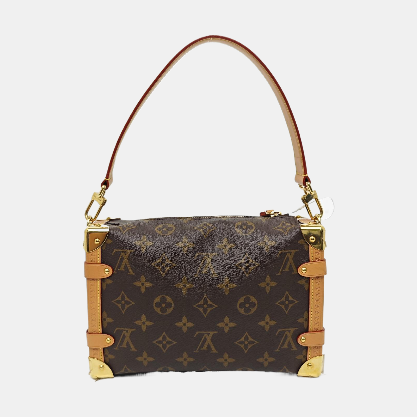 SIDE TRUNK MM Monogram Coated Canvas Brown