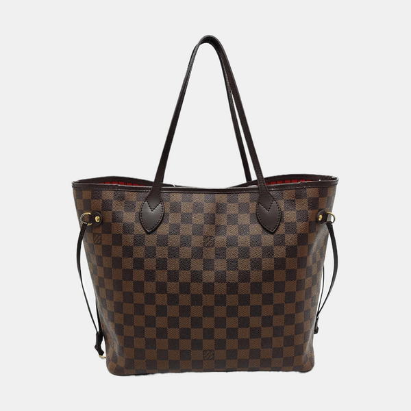 NEVERFULL MM Damier Ebene Coated Canvas Brown