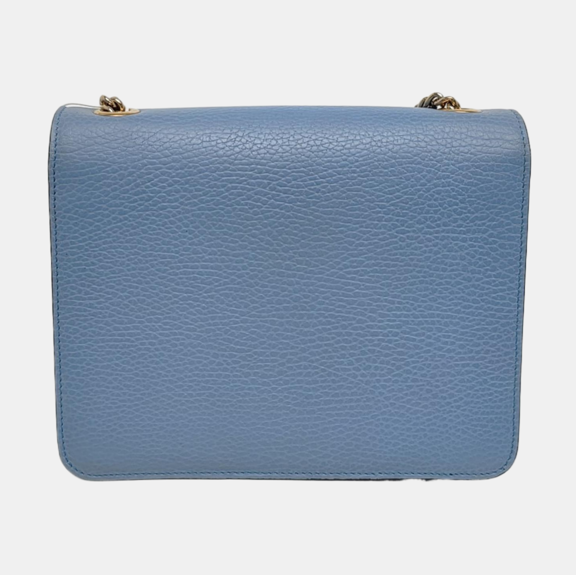Authenticated pre-owned  Interlocking G Small Calfskin Blue - Shoulder Bag at Looply
