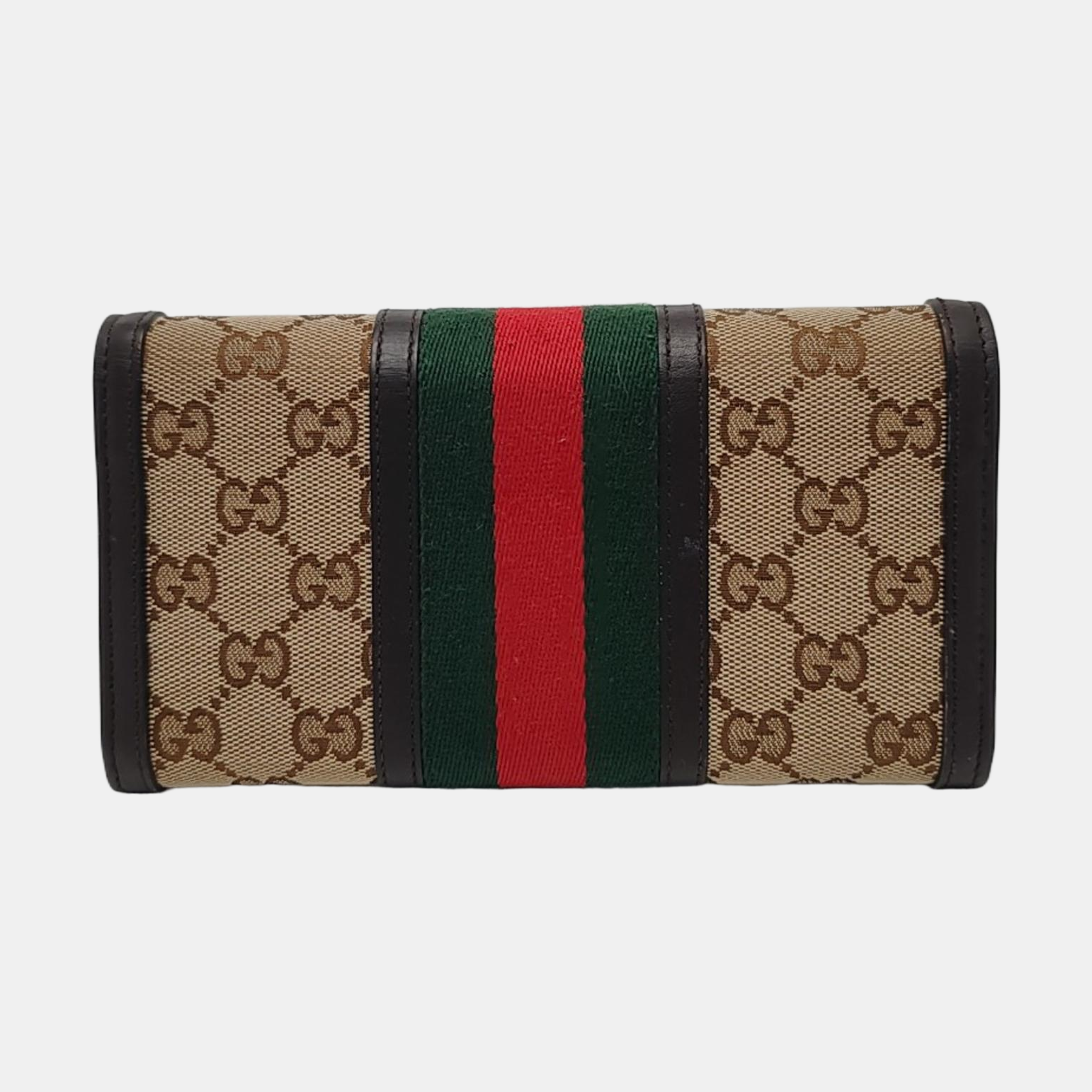 Monogram Canvas Wallet Beige